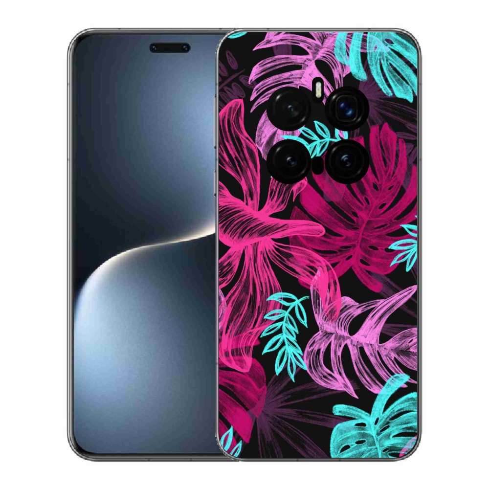 Gelový kryt mmCase na Honor Magic 7 Pro 5G - květiny 1