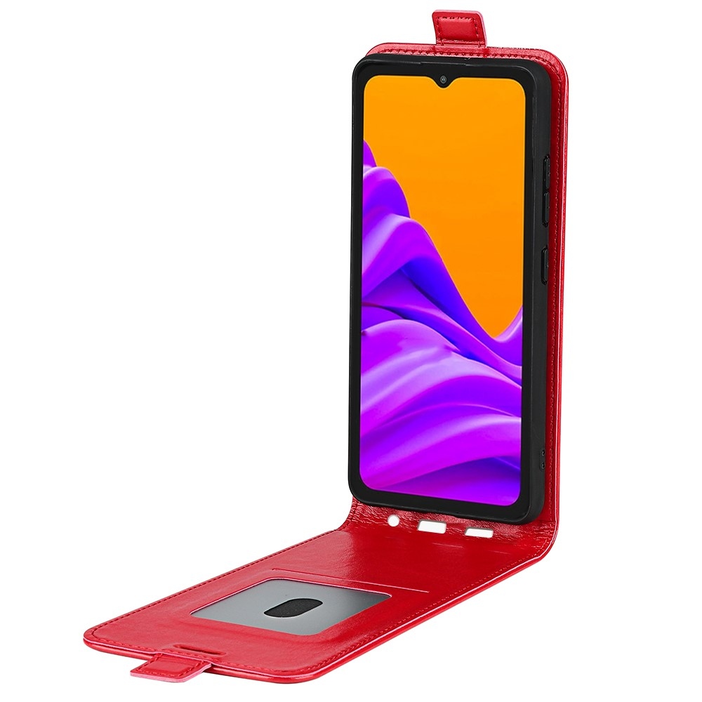 Vertical knížkové pouzdro na Samsung Galaxy Xcover 7 Pro - červené