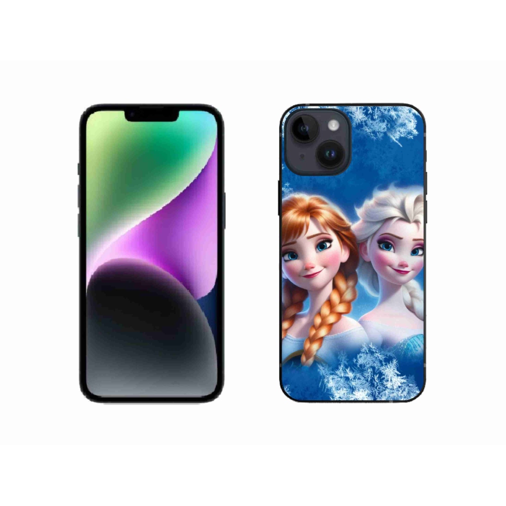 Gelový kryt mmCase na iPhone 14 - ledové království 2