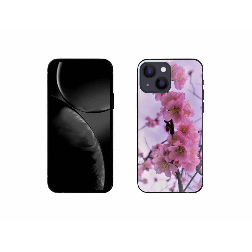 Gelový kryt mmCase na iPhone 13 mini 5.4 - květiny 7