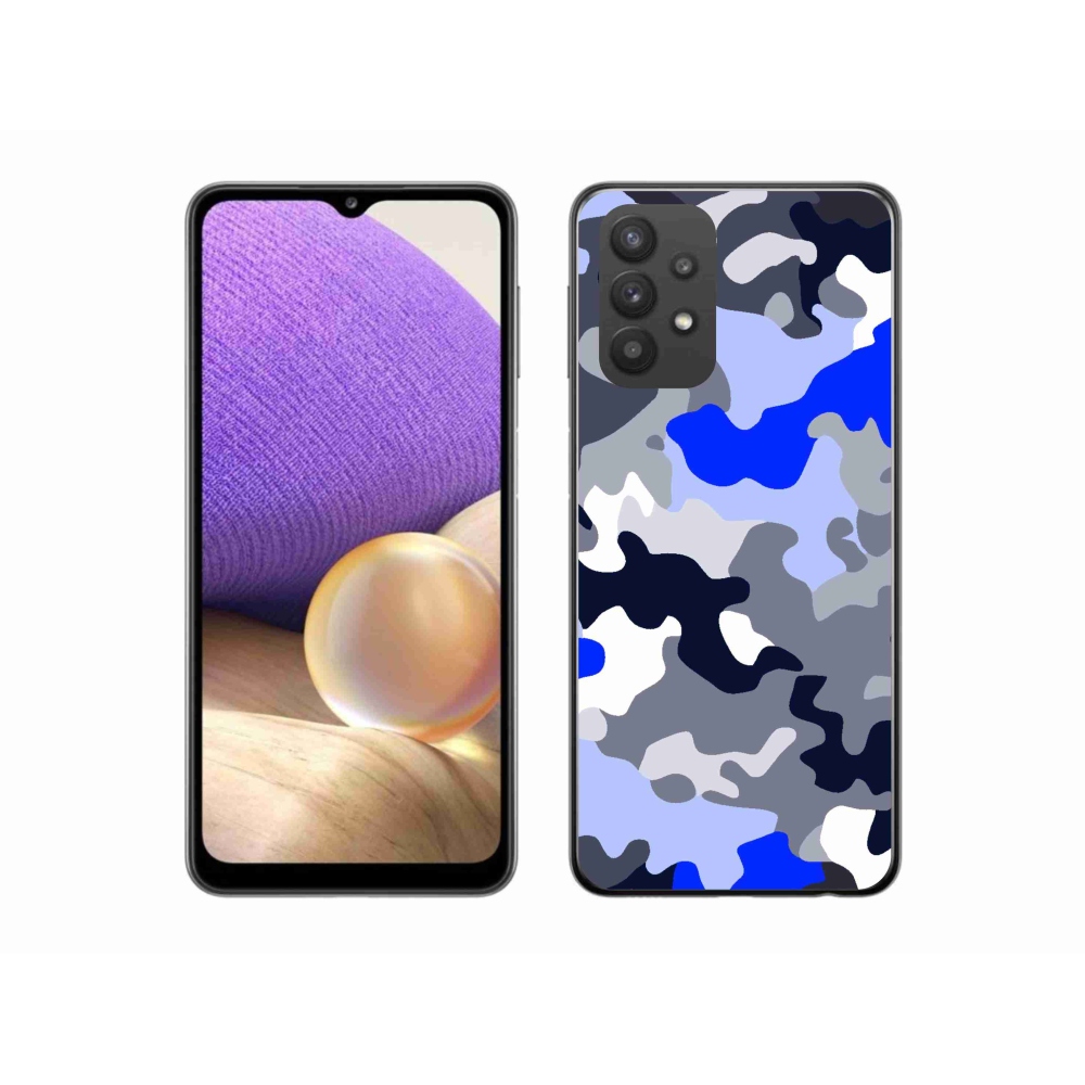 Gelový kryt mmCase na Samsung Galaxy A32 5G - maskáčový vzor 8