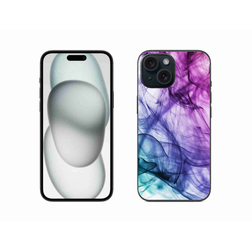 Gelový kryt mmCase na iPhone 15 - abstraktní vzor