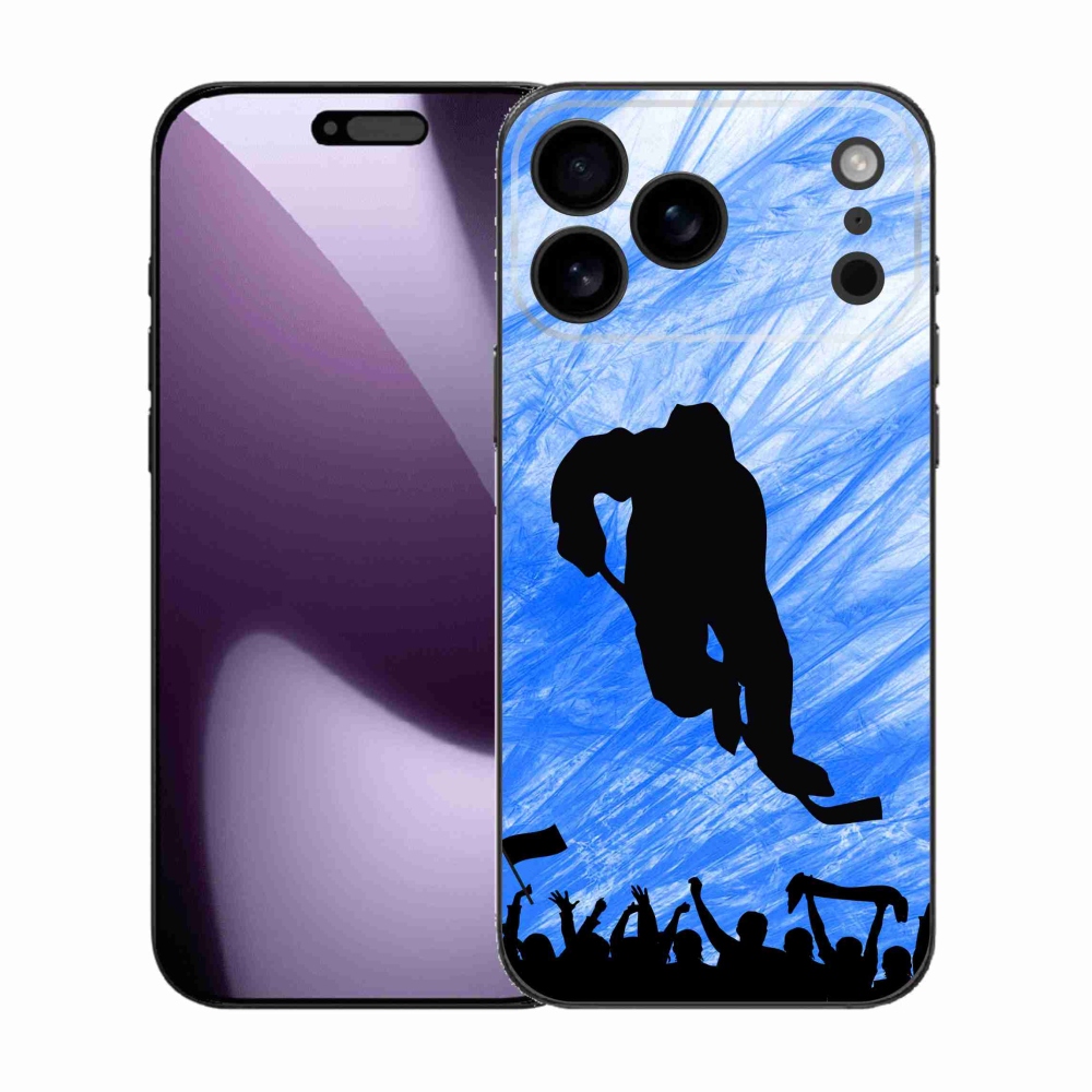 Gelový kryt mmCase na iPhone 17 Pro Max - hokejový hráč