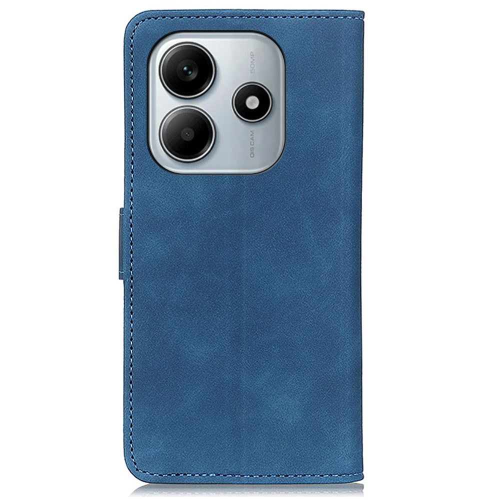 KHAZ knížkové pouzdro na Xiaomi Redmi Note 14 - modré
