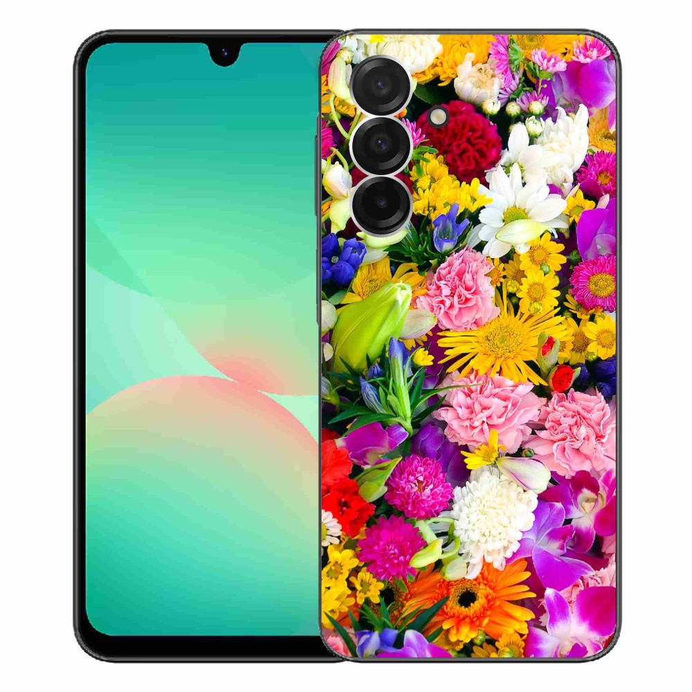Gelový kryt mmCase na Samsung Galaxy A26 5G - květiny 12