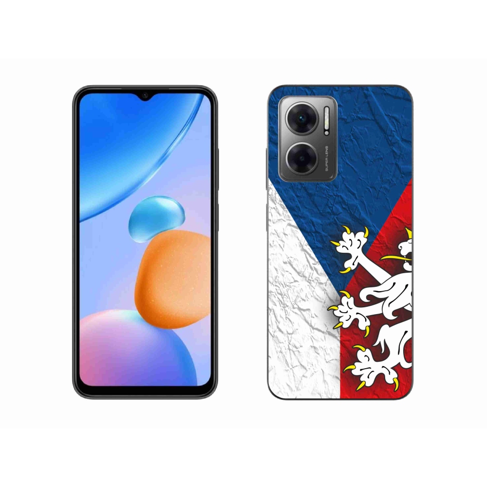 Gelový kryt mmCase na Xiaomi Redmi 10 5G - česká vlajka 1