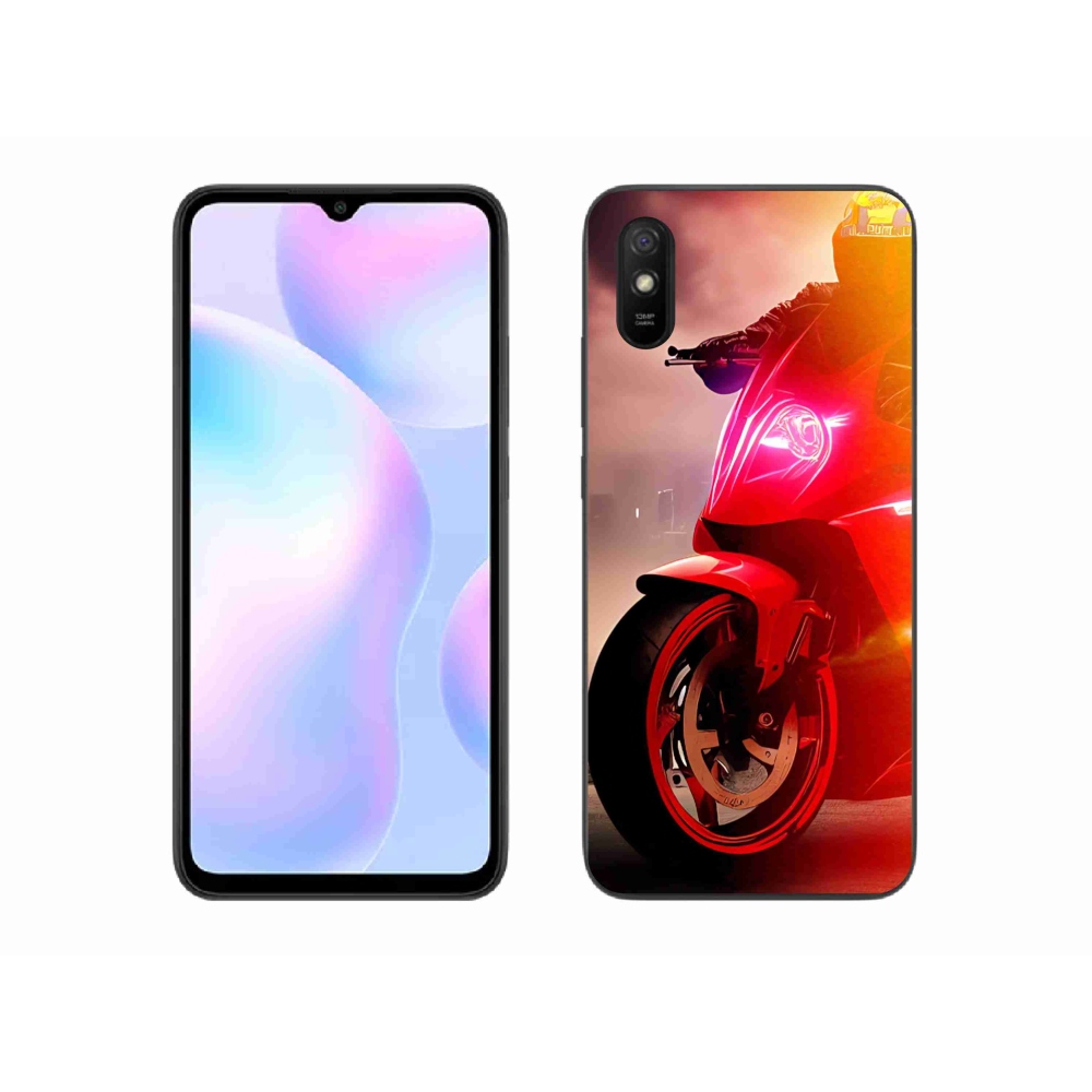 Gelový kryt mmCase na Xiaomi Redmi 9AT - motorka