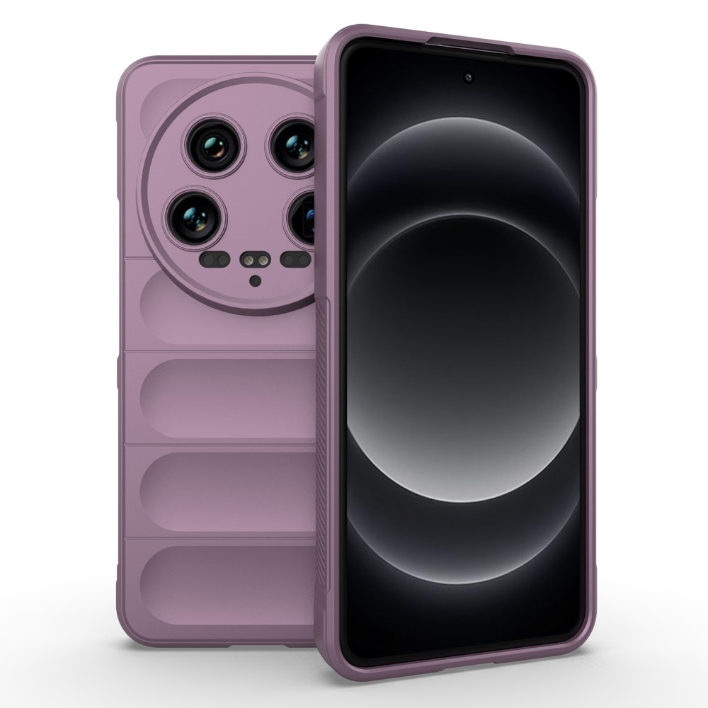 Rugg odolný gelový obal na Xiaomi 14 Ultra - světlefialový