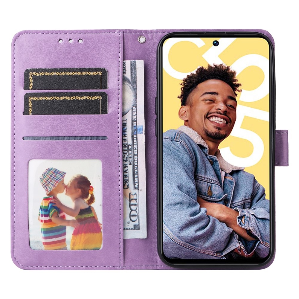 Sunflower knížkové pouzdro na Realme C55 - fialové