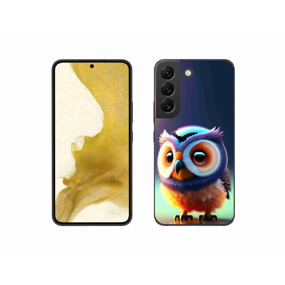Gelový kryt mmCase na Samsung Galaxy S22 5G - sovička