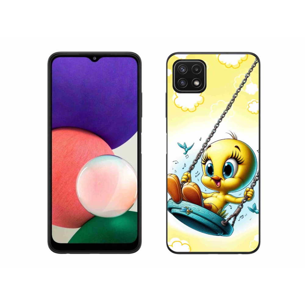 Gelový kryt mmCase na Samsung Galaxy A22 5G - tweety