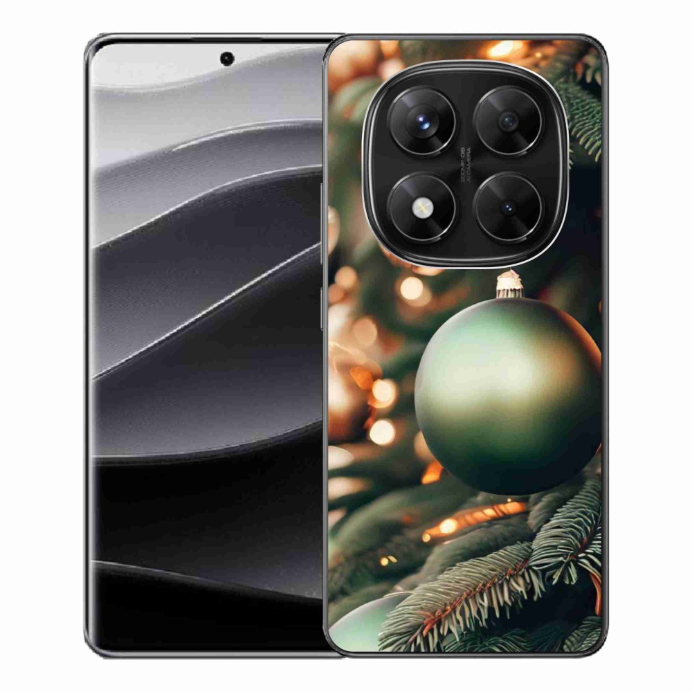 Gelový kryt mmCase na Xiaomi Redmi Note 14 Pro 5G/Poco X7 5G - vánoční ozdoby 1