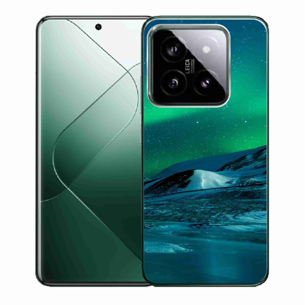 Gelový kryt mmCase na Xiaomi 14 - polární záře