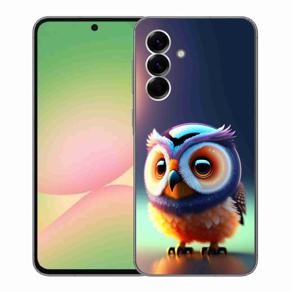 Gelový kryt mmCase na Samsung Galaxy A56 5G - sovička