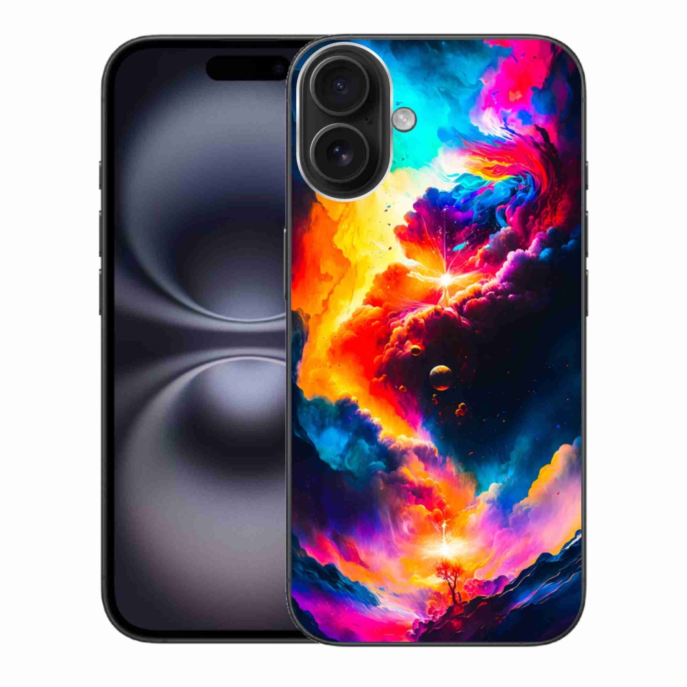 Gelový kryt mmCase na iPhone 16 Plus - abstraktní motiv