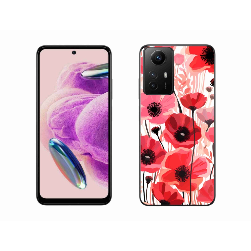 Gelový kryt mmCase na Xiaomi Redmi Note 12S - vlčí mák 1