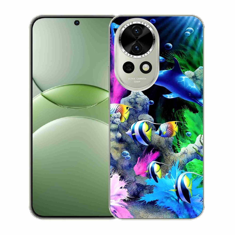Gelový kryt mmCase na Huawei Nova 13 5G - mořský svět