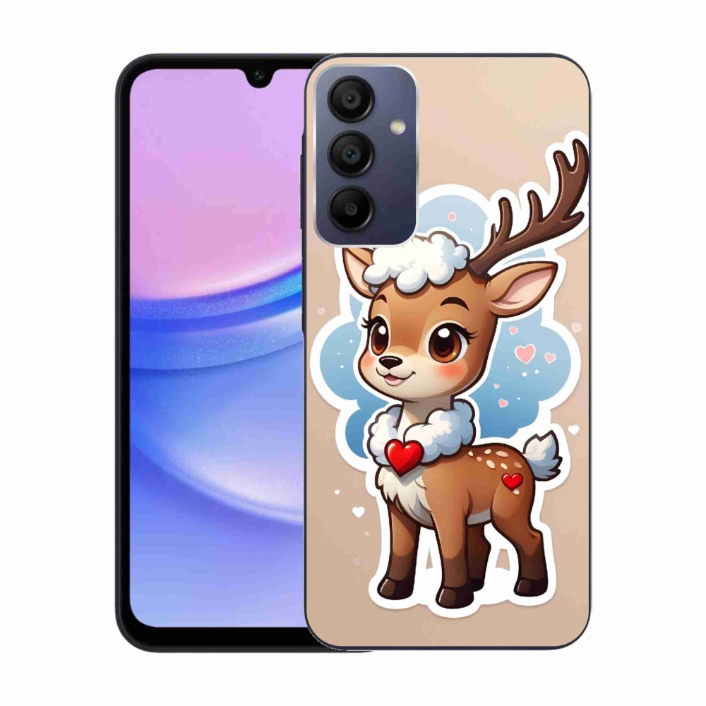 Gelový kryt mmCase na Samsung Galaxy A15 4G/5G - kreslený sob