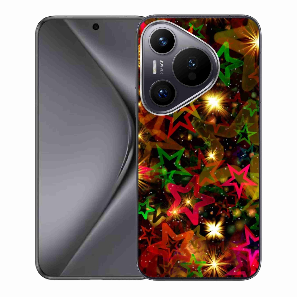 Gelový kryt mmCase na Huawei Pura 70 - barevné hvězdičky