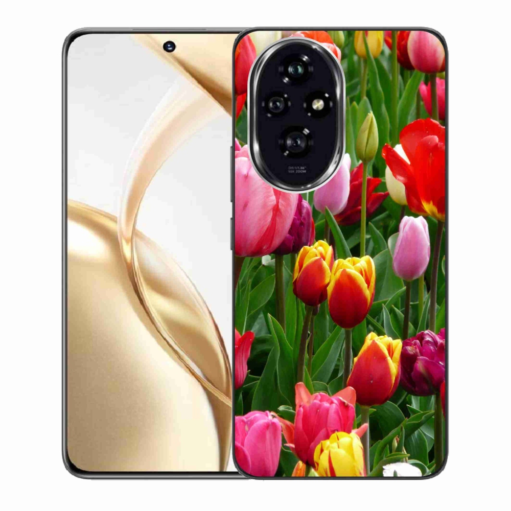 Gelový kryt mmCase na Honor 200 5G - tulipány