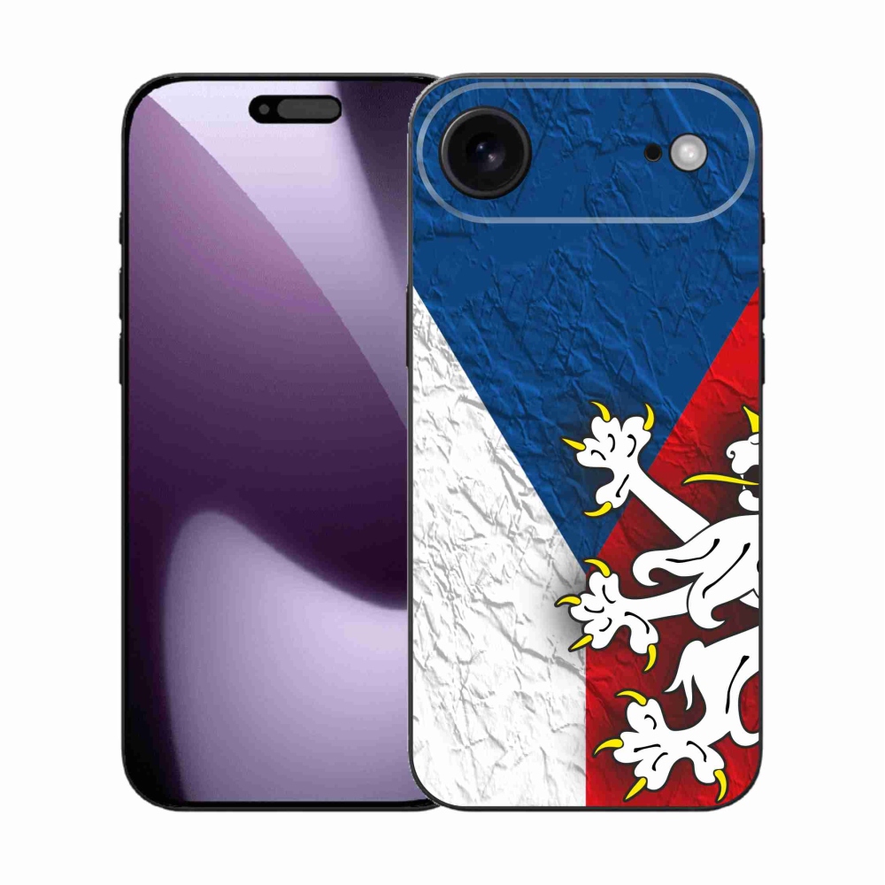 Gelový kryt mmCase na iPhone 17 Air - česká vlajka 1
