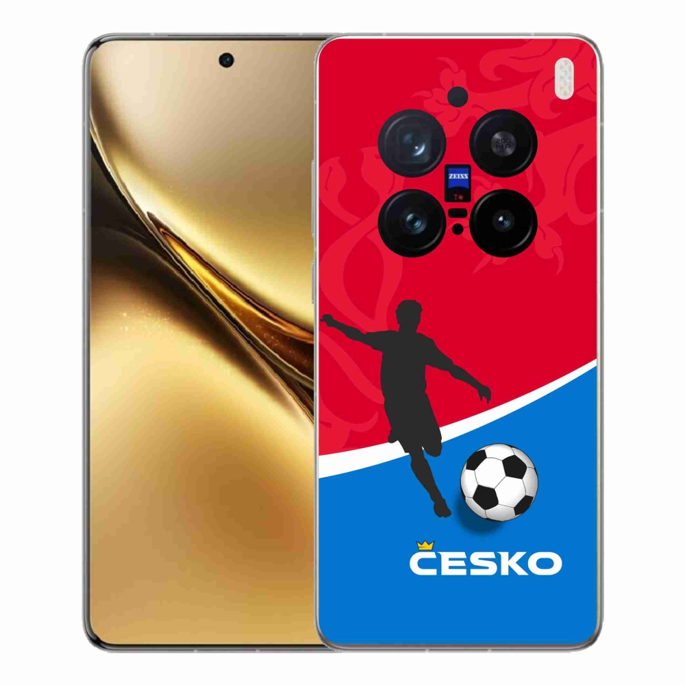 Gelový kryt mmCase na Vivo X200 Pro 5G - fotbal Česko