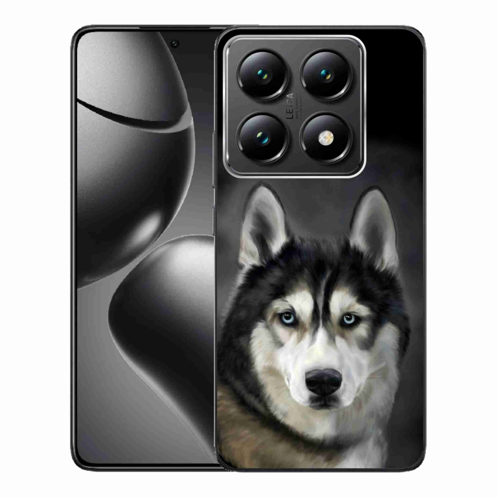 Gelový kryt mmCase na Xiaomi 14T Pro - husky