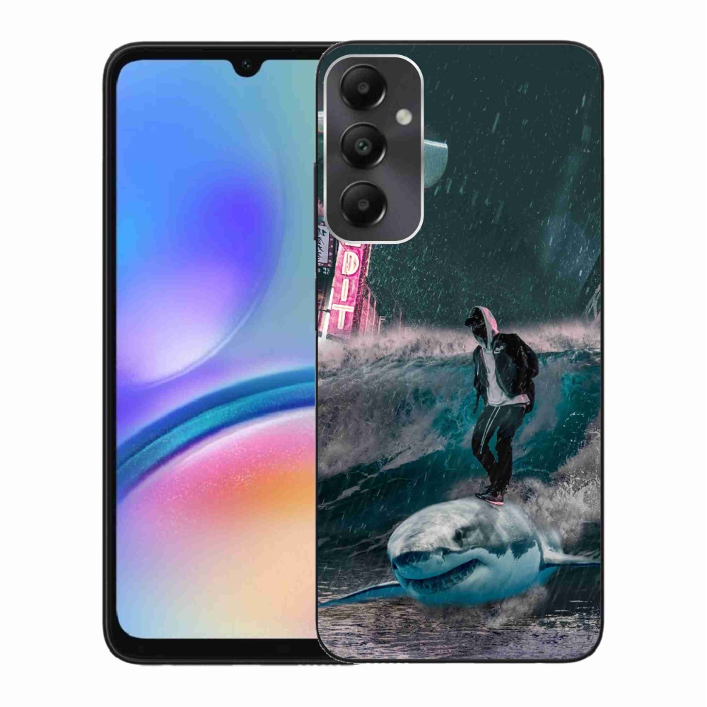 Gelový kryt mmCase na Samsung Galaxy A05s - žralok