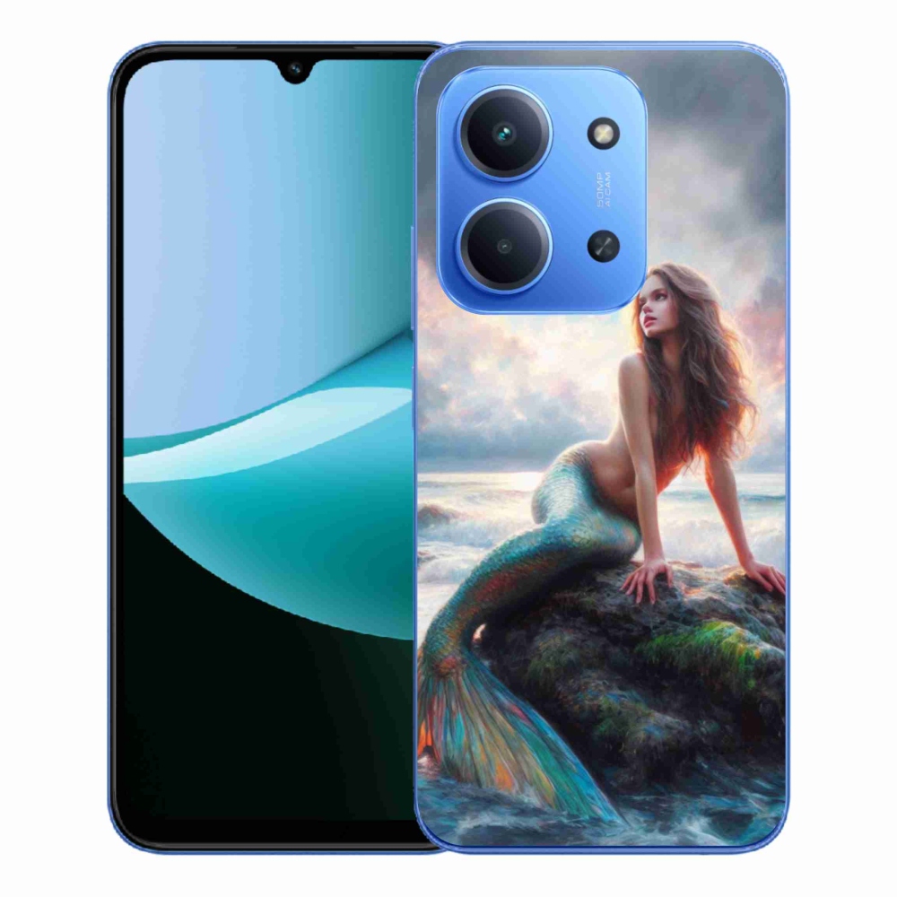 Gelový kryt mmCase na Xiaomi Redmi 15C 4G/5G (173mm) - mořská panna