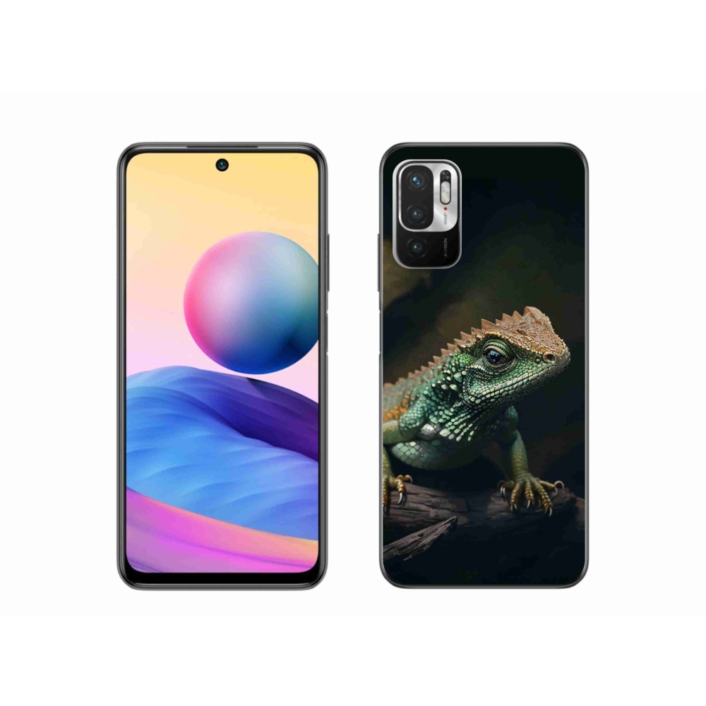 Gelový kryt mmCase na Xiaomi Poco M3 Pro/5G - ještěr