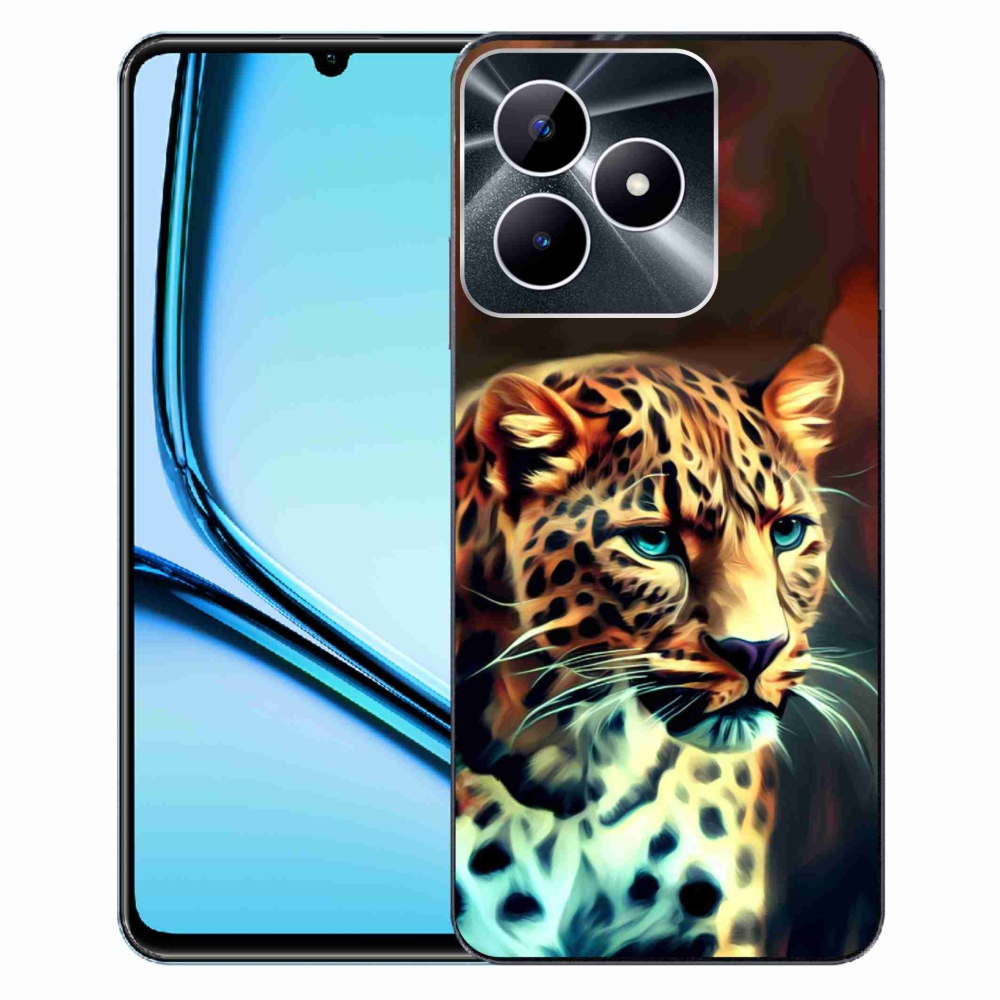 Gelový kryt mmCase na Realme Note 50 - leopard
