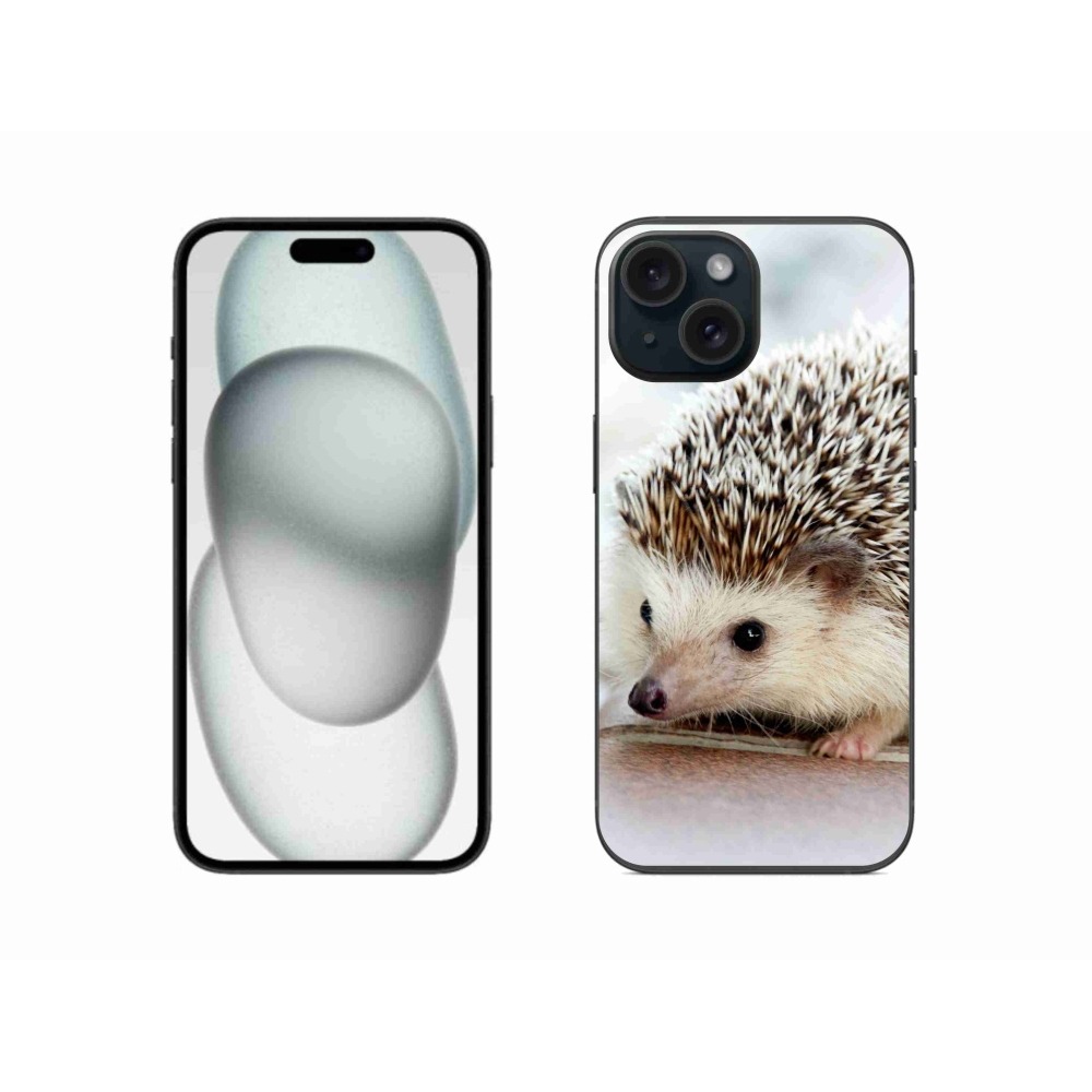 Gelový kryt mmCase na iPhone 15 - ježek