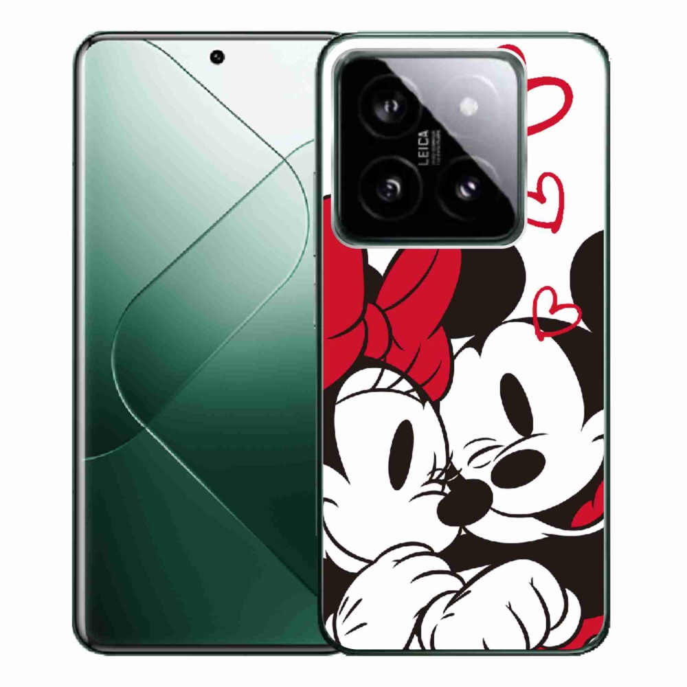 Gelový kryt mmCase na Xiaomi 14 Pro - minnie a mickey
