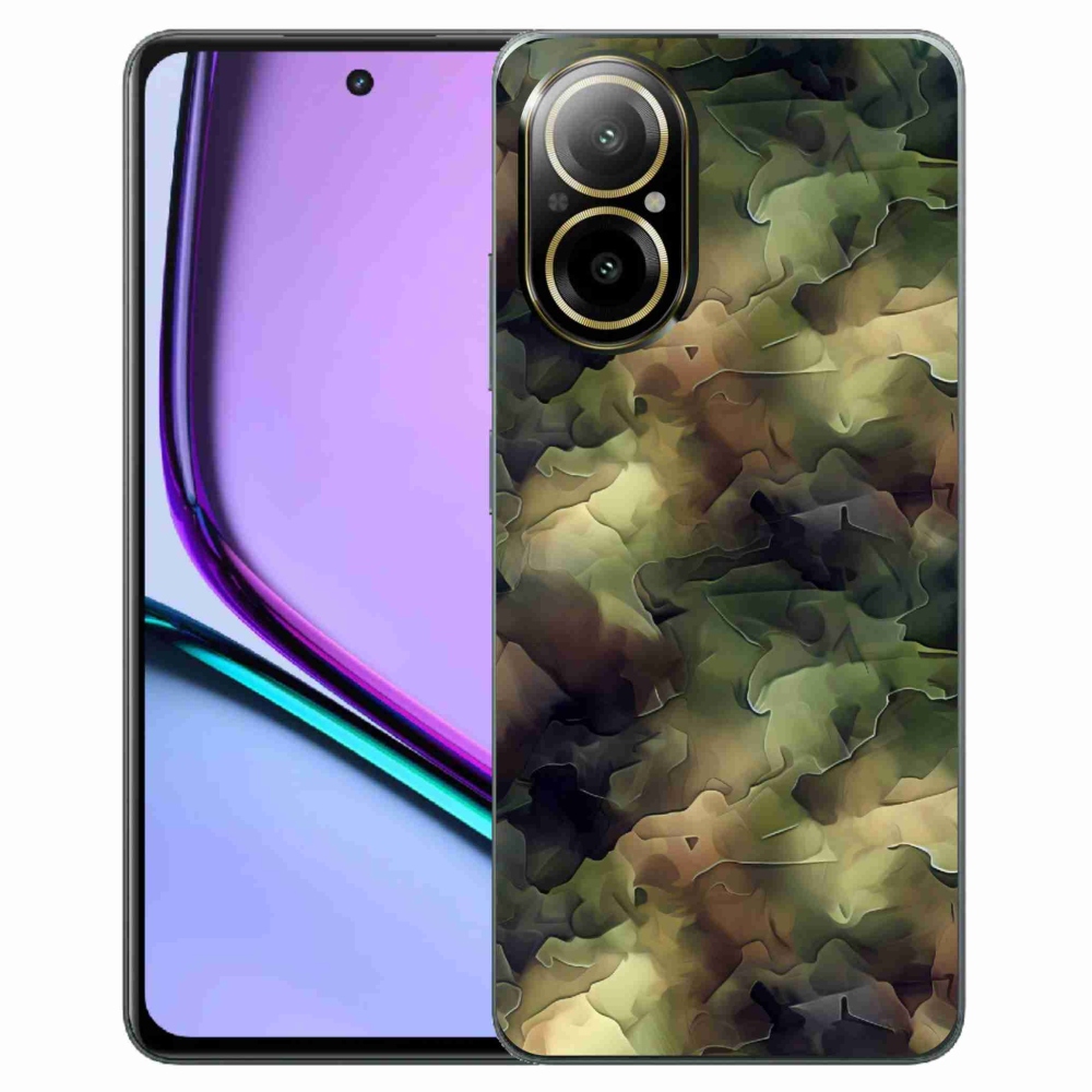 Gelový kryt mmCase na Realme C67 - maskáčový vzor 10