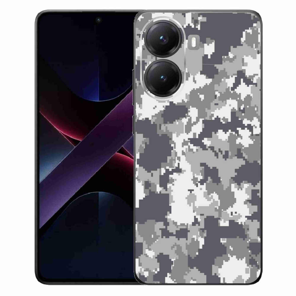 Gelový kryt mmCase na Xiaomi Poco X7 Pro 5G - maskáčový vzor 2