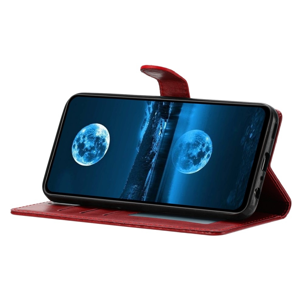 Clots knížkové pouzdro na Samsung Galaxy S25 Ultra - červené