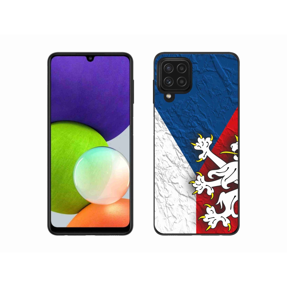 Gelový kryt mmCase na Samsung Galaxy A22 4G - česká vlajka 1