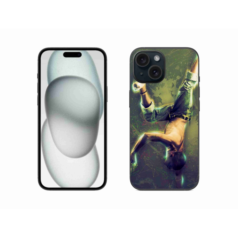 Gelový kryt mmCase na iPhone 15 - breakdance