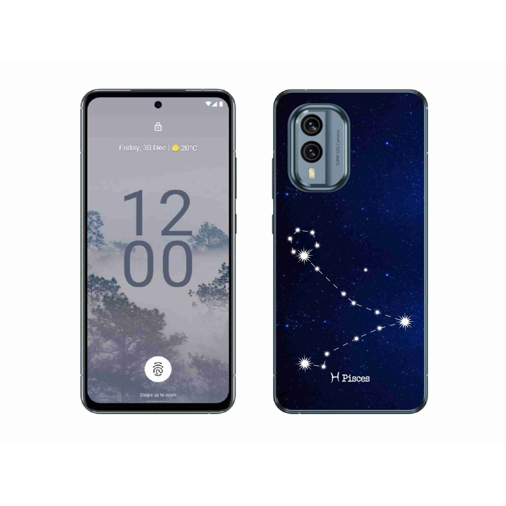 Gelový kryt mmCase na Nokia X30 5G - souhvězdí Ryby