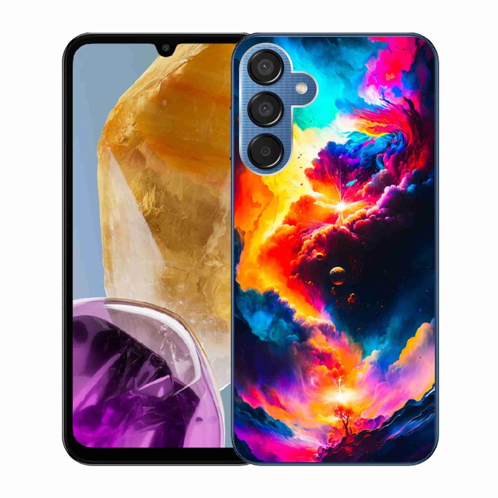 Gelový kryt mmCase na Samsung Galaxy M15 5G - abstraktní motiv