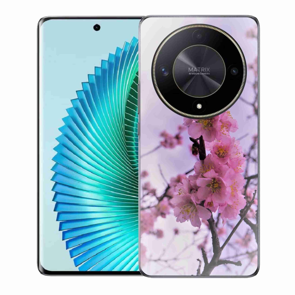 Gelový kryt mmCase na Honor Magic 6 Lite 5G - květiny 7