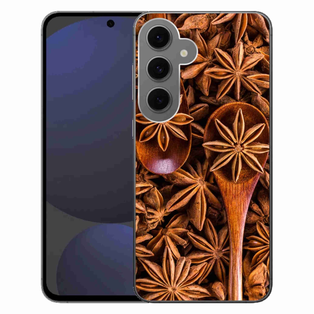 Gelový kryt mmCase na Samsung Galaxy S24 FE - vonný anýz