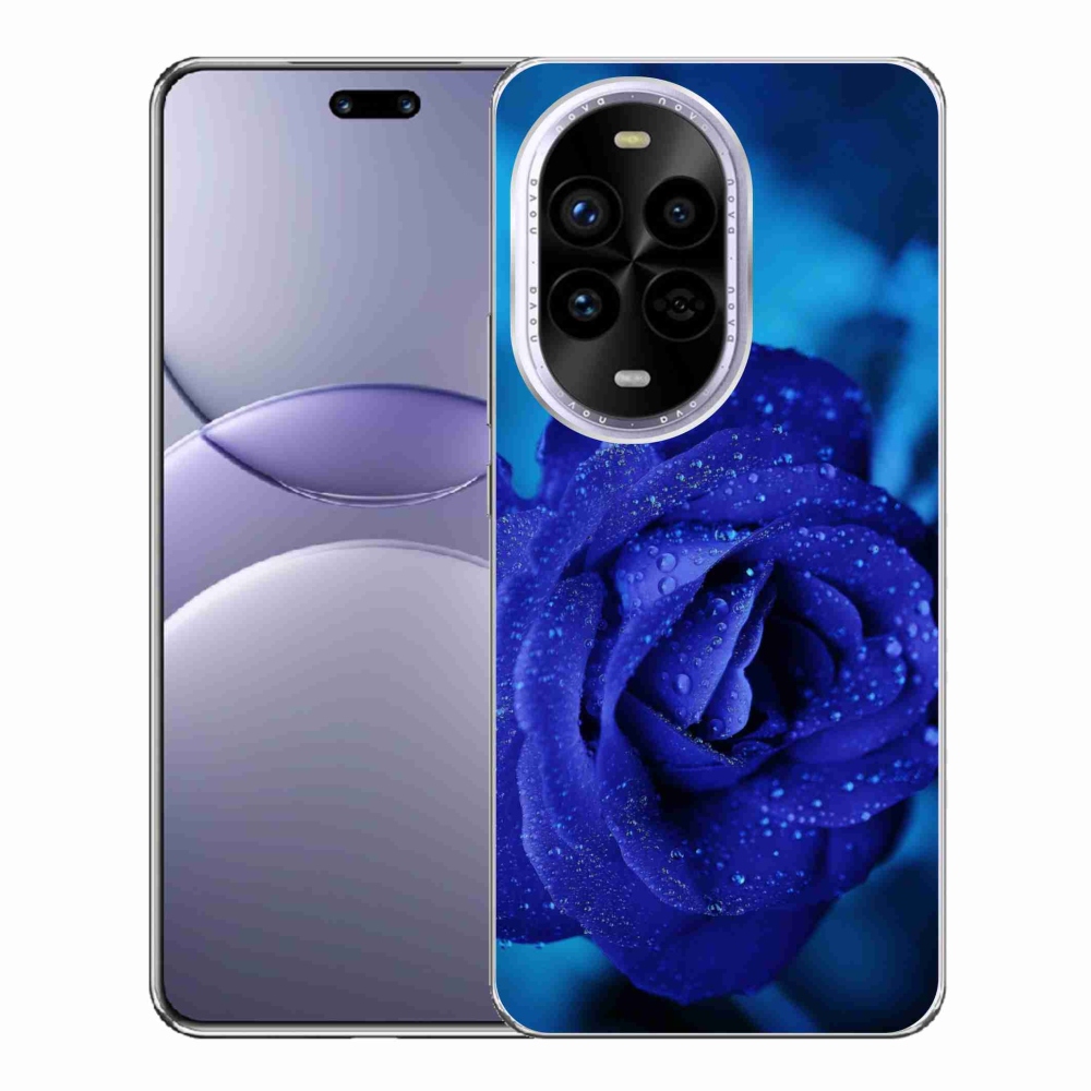 Gelový kryt mmCase na Huawei Nova 13 Pro 5G - modrá růže