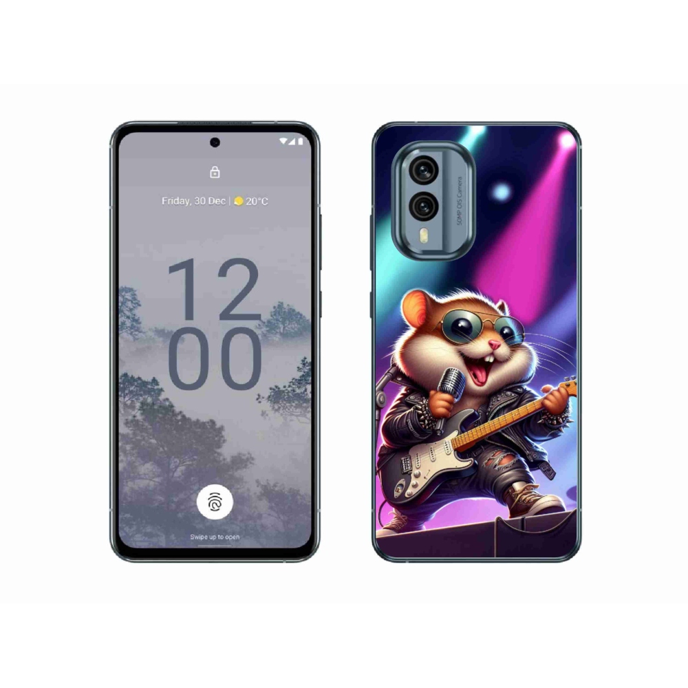 Gelový kryt mmCase na Nokia X30 5G - křeček rocker