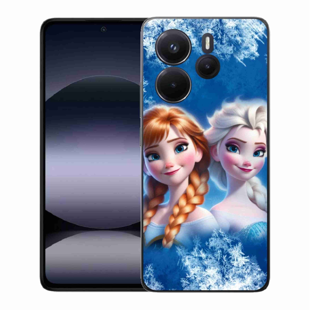 Gelový kryt mmCase na Xiaomi Redmi Note 14 - ledové království 2