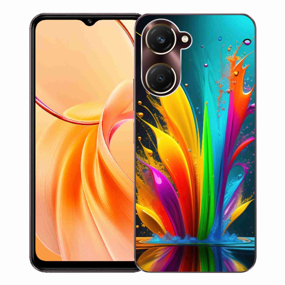 Gelový kryt mmCase na Vivo Y28s 5G - abstraktní motiv 1