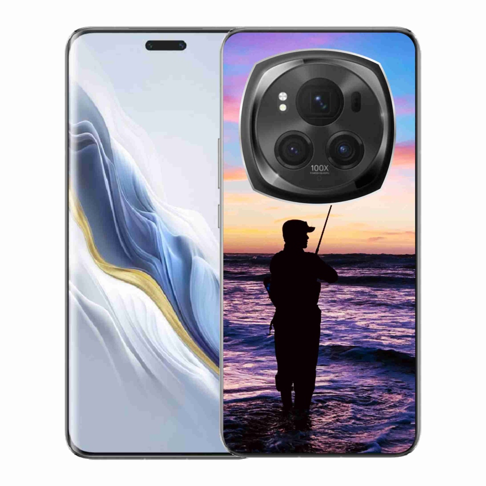 Gelový kryt mmCase na Honor Magic 6 Pro 5G - rybaření 1