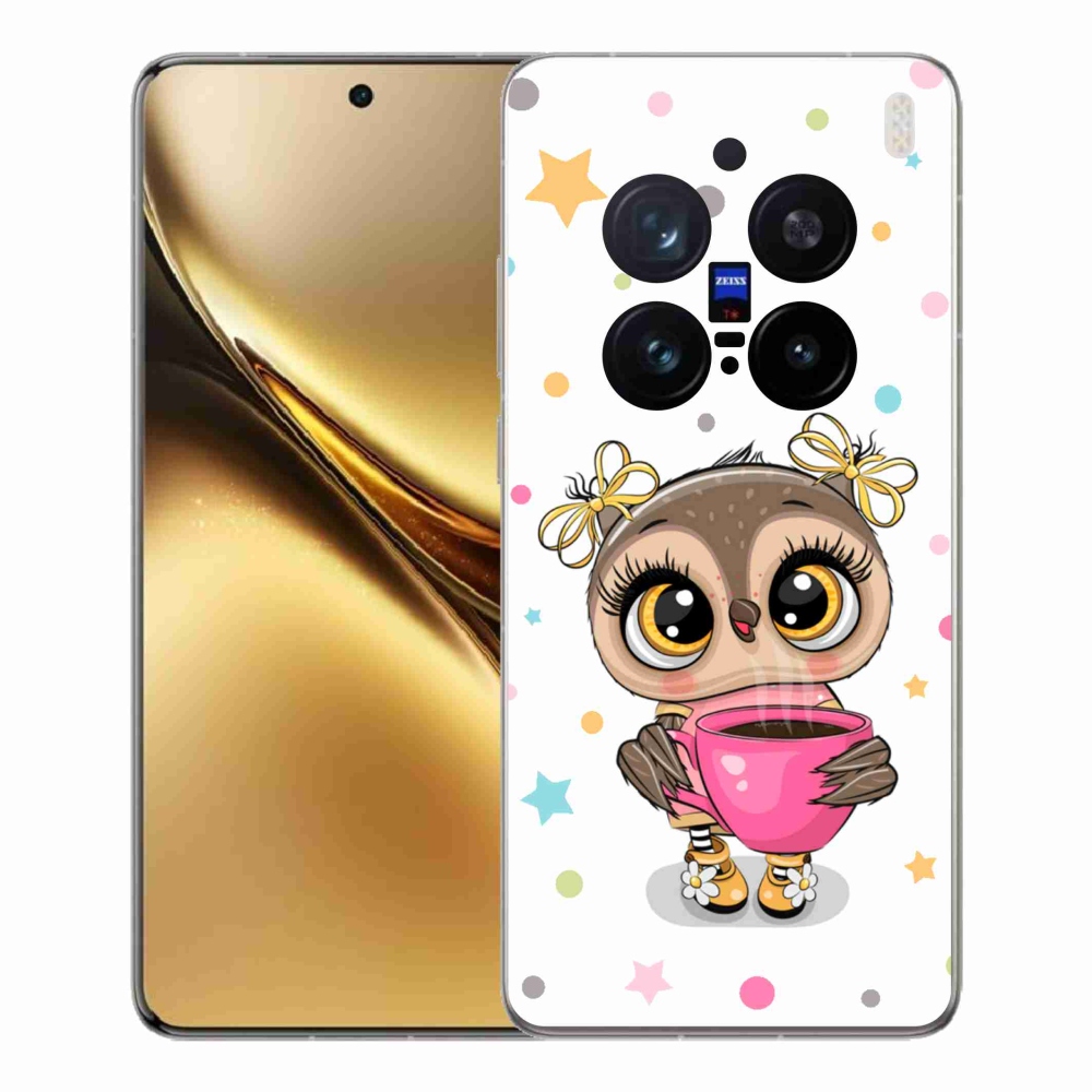Gelový kryt mmCase na Vivo X200 Pro 5G - kreslená sovička