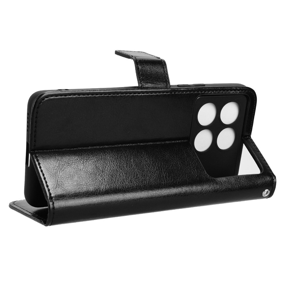 Wallet knížkové pouzdro na Xiaomi Poco X6 Pro 5G - černé