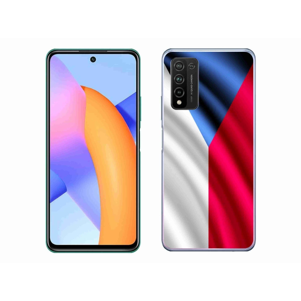 Gelový kryt mmCase na mobil Honor 10X Lite - česká vlajka